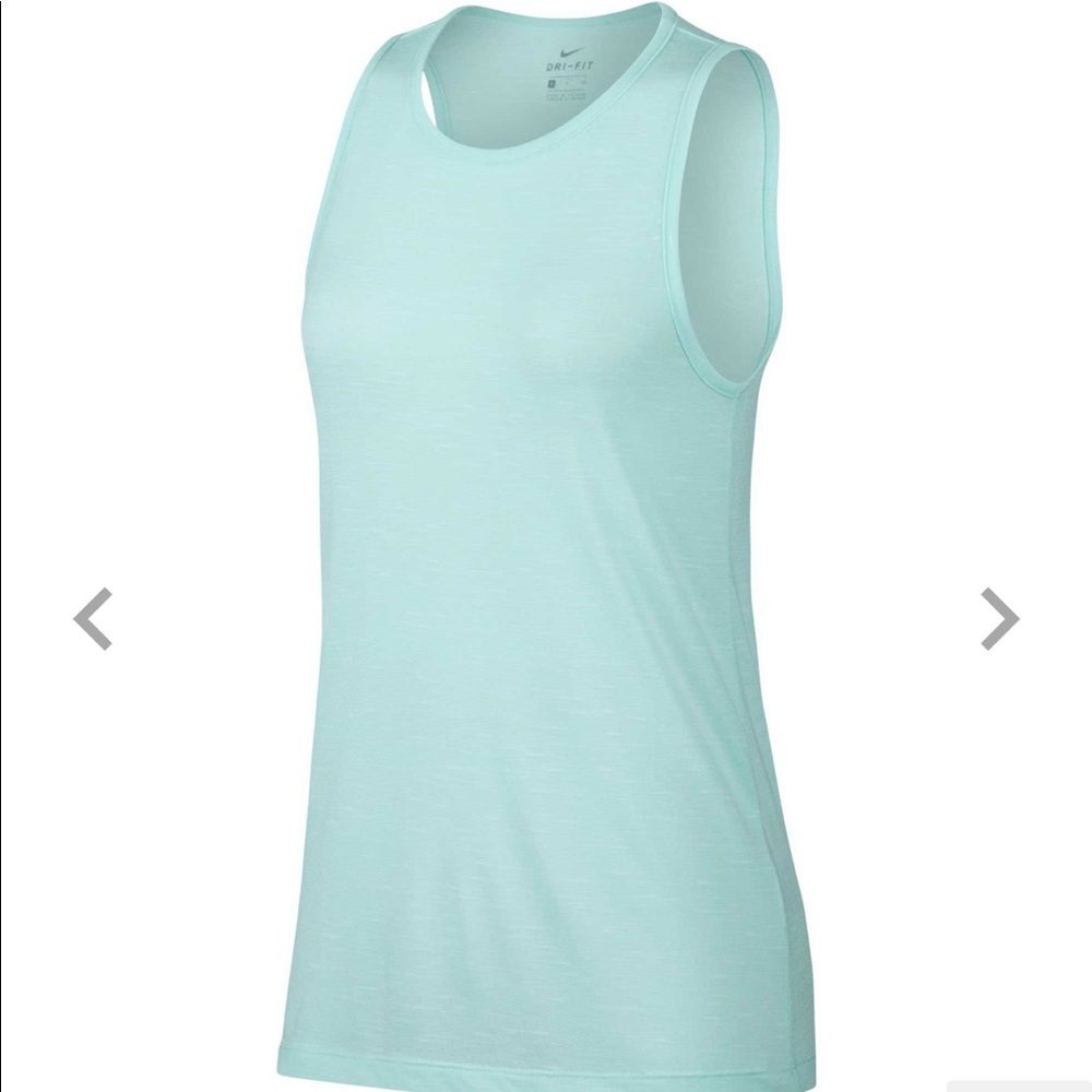 NWT Nike tomboy veneer tank XS teal tint